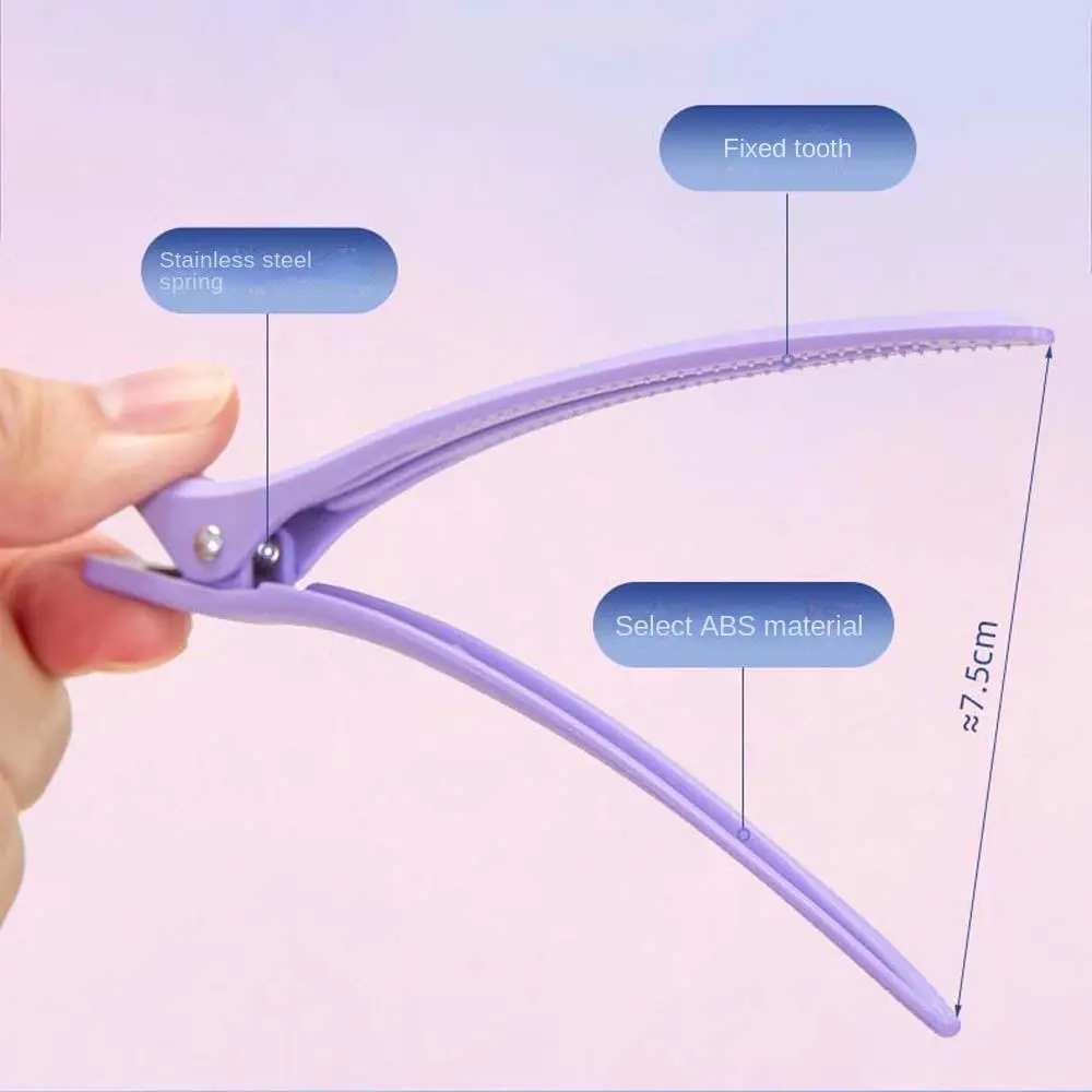 Description Picture 6 of item1Pcs Alligator Hair Clips Hairdressing Clamps Claws Section Clips Barber Crocodile Hairpin Salon Styling Tools Hair Accessories