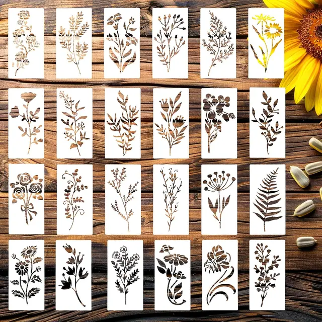 Wildflower Stencils 1