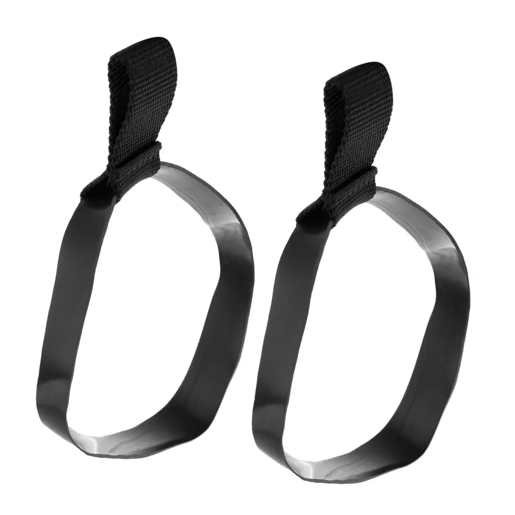 Premium Stretch Rubber Dive Hose Retainer Grip Band & Webbing Loop Scuba Diving L/12L Stage Tank Bottle 1 Pair