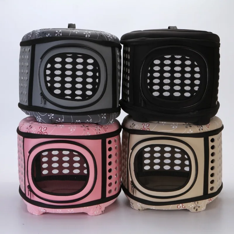 New Top Selling EVA Pet Bag Outdoor Bag Foldable and Portable Car Pet Carrying Crossbody Cat and DogBag Outdoor Supplies