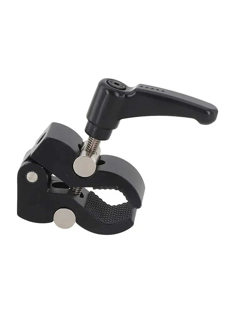 Camera Parts Black Silver Crab Claw Clamp Aluminum Alloy Secure And Stable Versatile Mounting Options Photography Studio