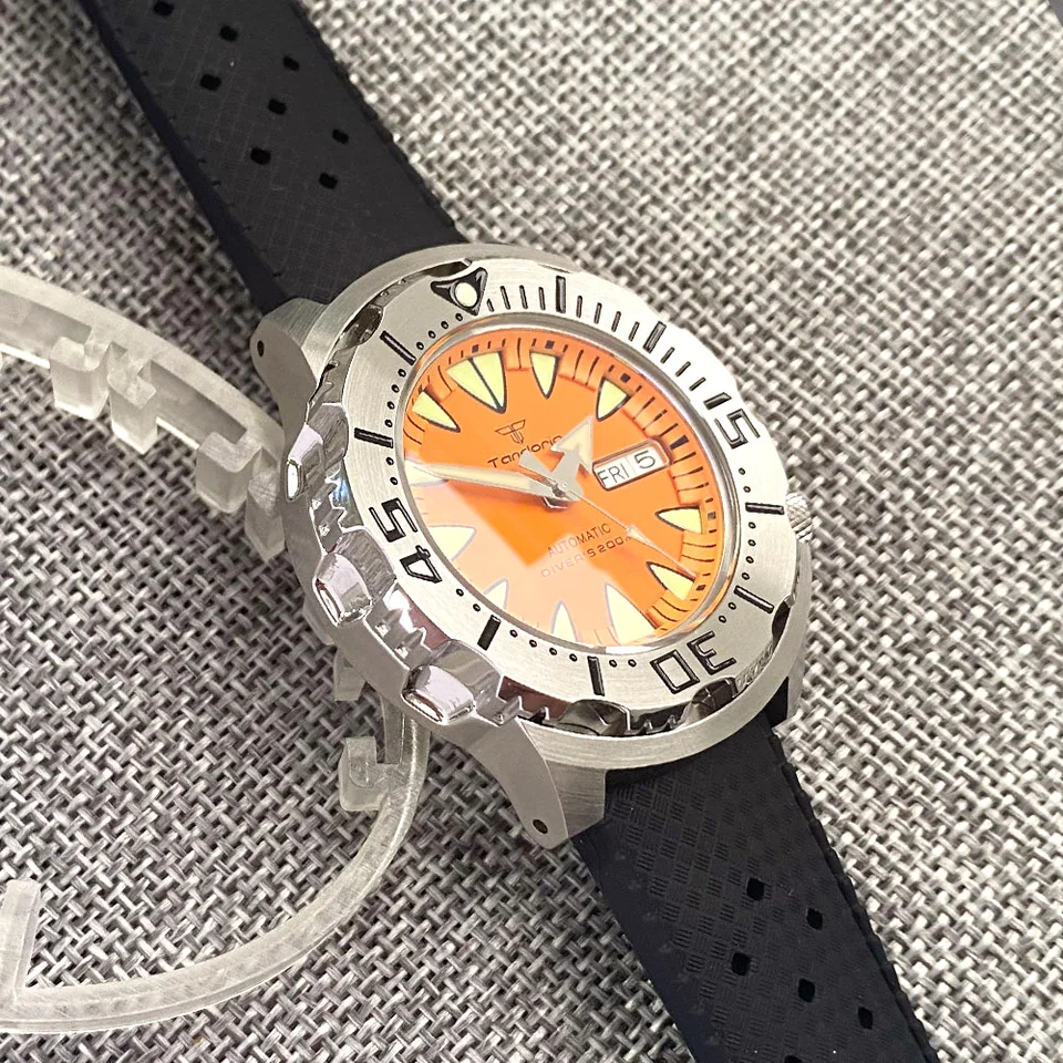 40mm AR Cristallo Di Zaffiro Dive GMT Cassa Dell'orologio MOD PVD - Foto 10