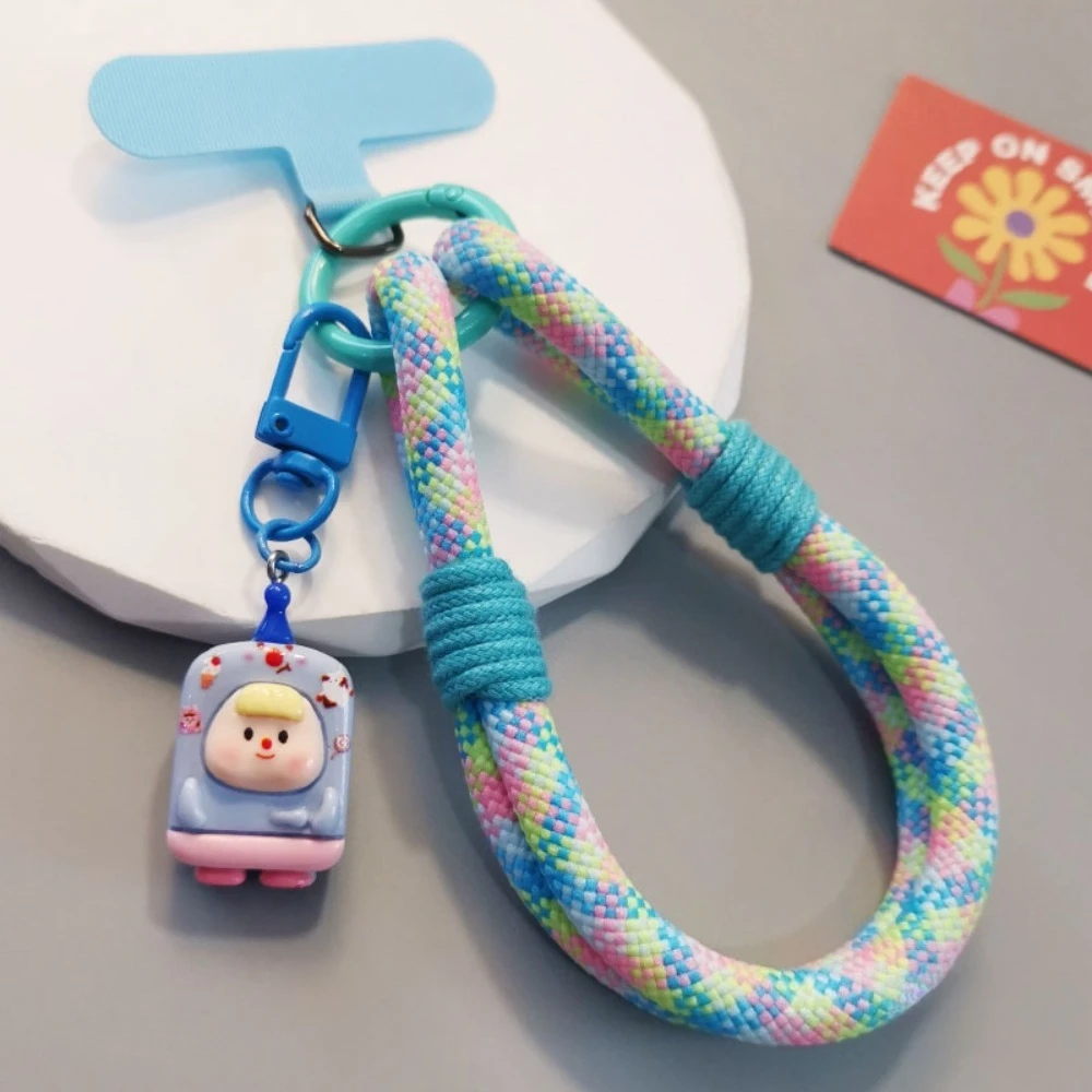 Mit Cartoon Anhänger Handy Straps Hängen Schnur Handy Lanyard Kurze Handgelenk Strap Charme Anti-verloren Kette Frauen Schlüsselbund – Detail 19