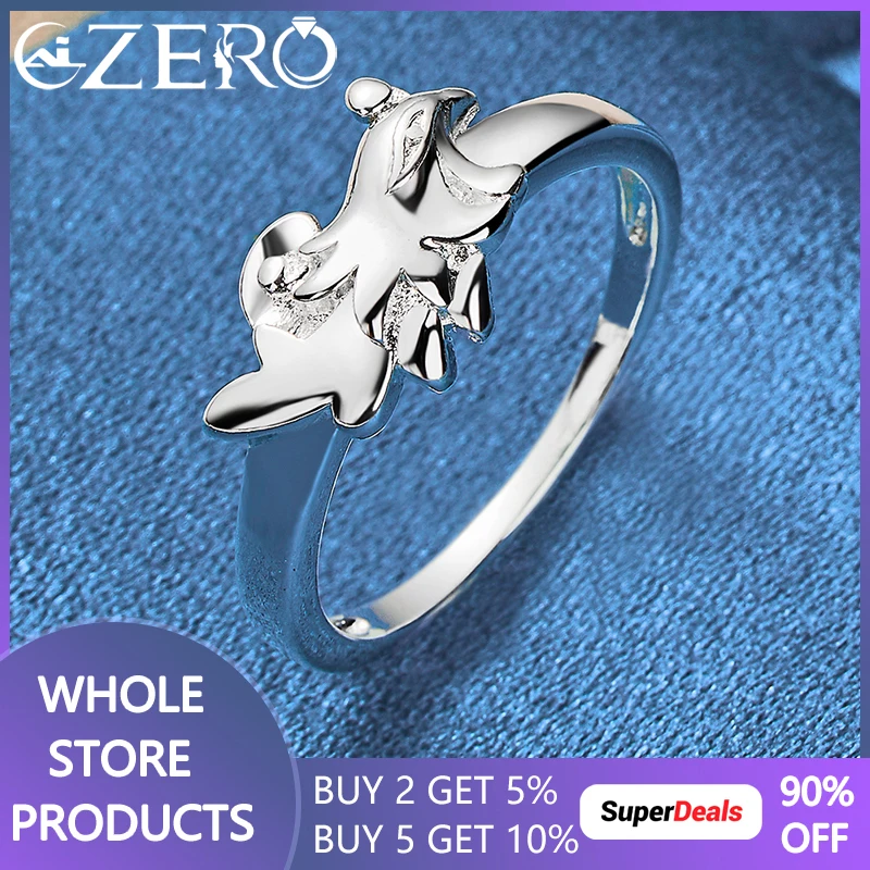 

Кольцо ALIZERO из стерлингового серебра 925 пробы для мужчин и женщин, модное женское кольцо, модные очаровательные аксессуары, ювелирные изделия в подарок