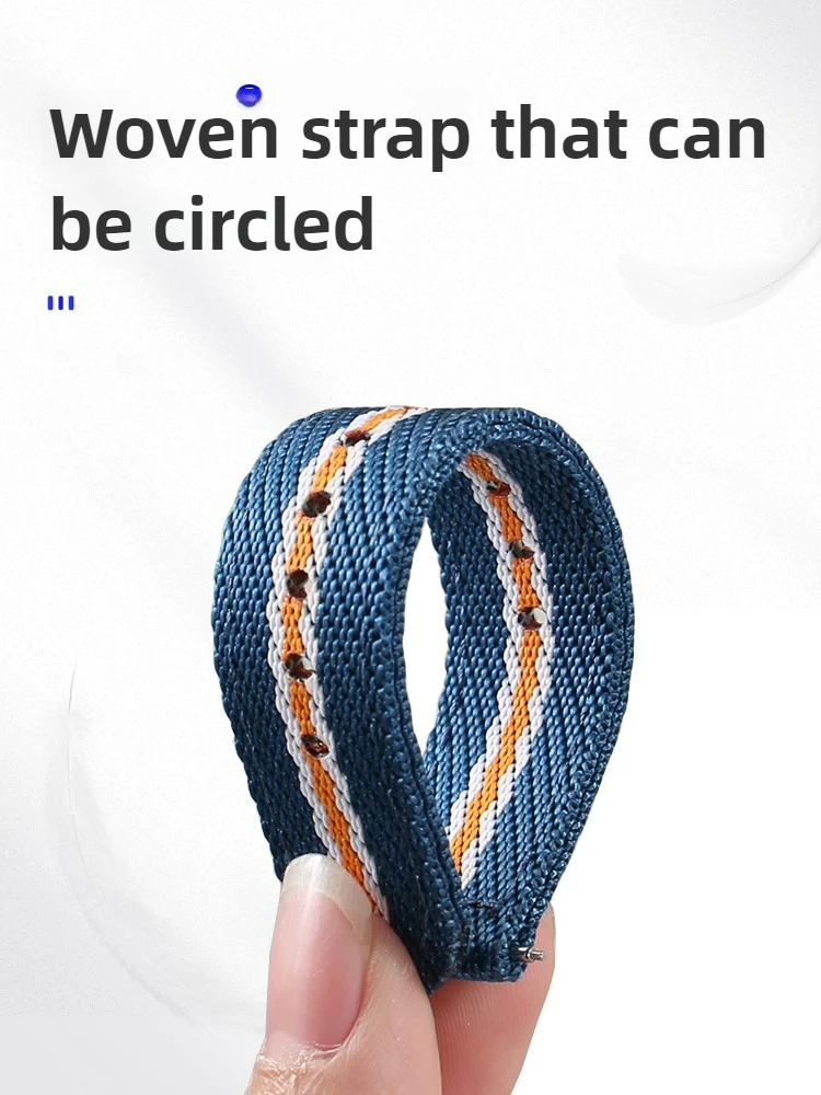 Men's Nylon Watch Strap - Durable and Stylish for Versatile Everyday Wear