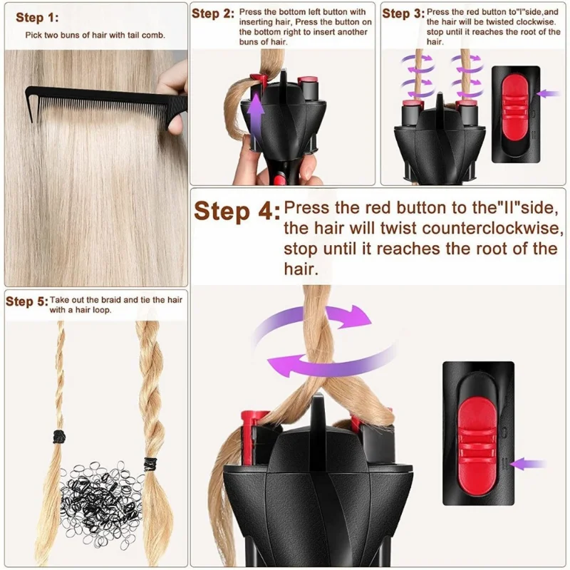 Electric Hair Braiding Tool For Women
