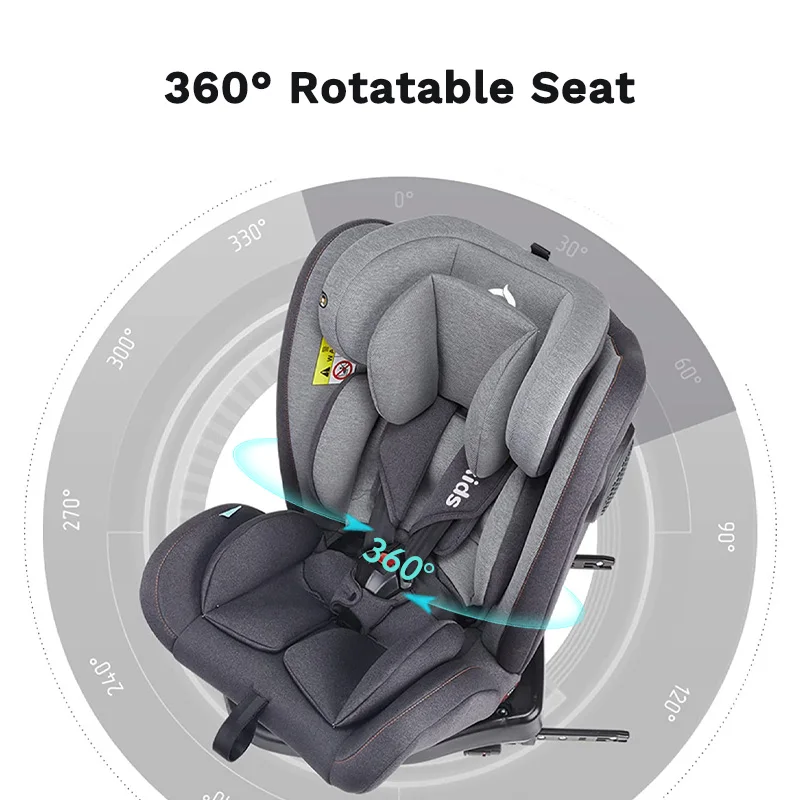 360 Degree Rotation Seat Belt Fixation Isofix Top Tether Baby Car Seat -  China Baby Car Seat and Isofix Baby Car Seat price