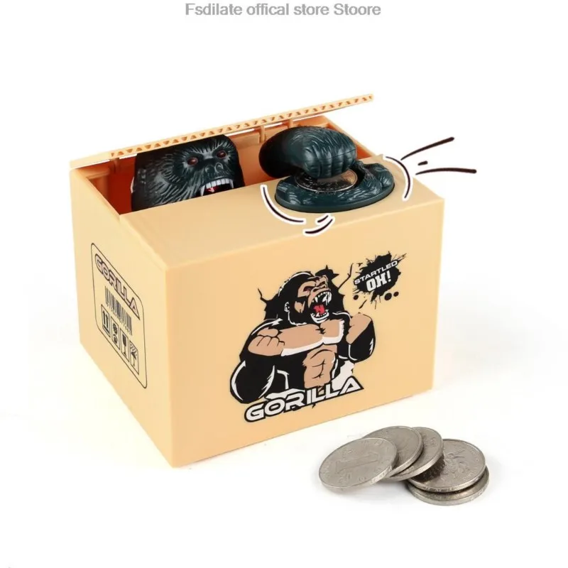 Children's toy piggy bank cartoon electric money stealing piggy bank cofrinho eletronico funny coin birthday gift for kid money saving box,piggy bank