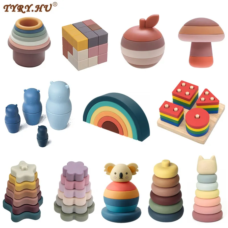 부드러운 빌딩 블록 실리콘 스태킹 블록 아기 장난감 둥근 모양 실리콘 건설 장난감 고무 Teethers 몬테소리 장난감, 1 세트 Best Top5 부드러운 빌딩 블록 실리콘 스태킹 블록 아기 장난감 둥근 모양 실리콘 건설 장난감 고무 Teethers 몬테소리 장난감, 1 세트 Best Top5