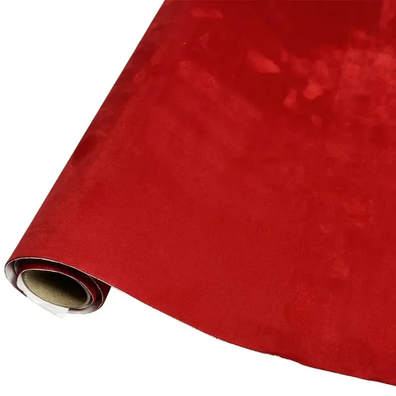 Car Accessories Interior  Sticker 40cm*150cm Multi Colors Sticky Suede Fabric Self Adhesive Velvet Fabrics for Roof Interior - 6
