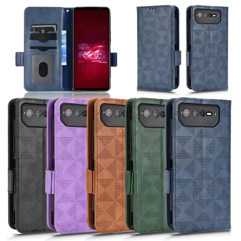 Per Asus Rog Phone 6 Pro Case Luxury Flip Pu Leather Wallet Custodia Ad Adsorbimento Magnetico Per Asus Rog Phone 6 Phone6 Pro Phone Case