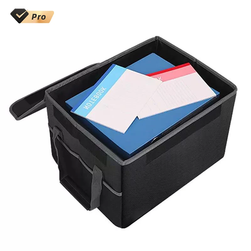 

ENGPOW Silicone Coated Fiber Glass Large Capacity Folding Storage Fireproof File Box Foldable Office File Storage Moisture-Proof