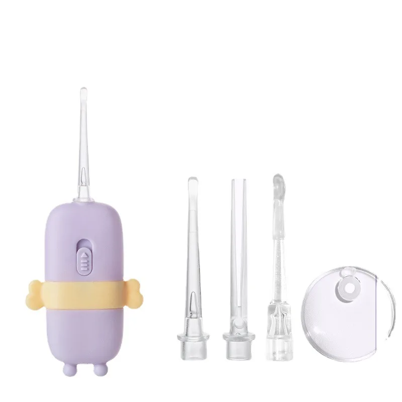 Ear Wax Remover Ear Wax Picker Cartoon Baby Ear Cleaner Earwax Removal Tool Flashlight Earpick Ear Cleaning Luminous Curette Light Spoon For Children