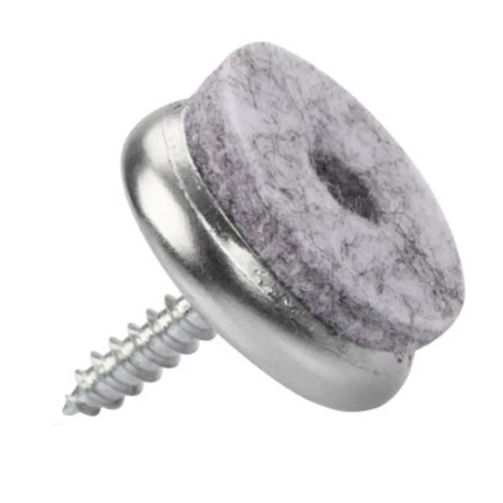 Description Picture 4 of item24Pcs 18mm Furniture Felt Pads Slider Glide Pad For Furniture Feet Chair Leg Floor Protectors Screw Installation Reduce Noise