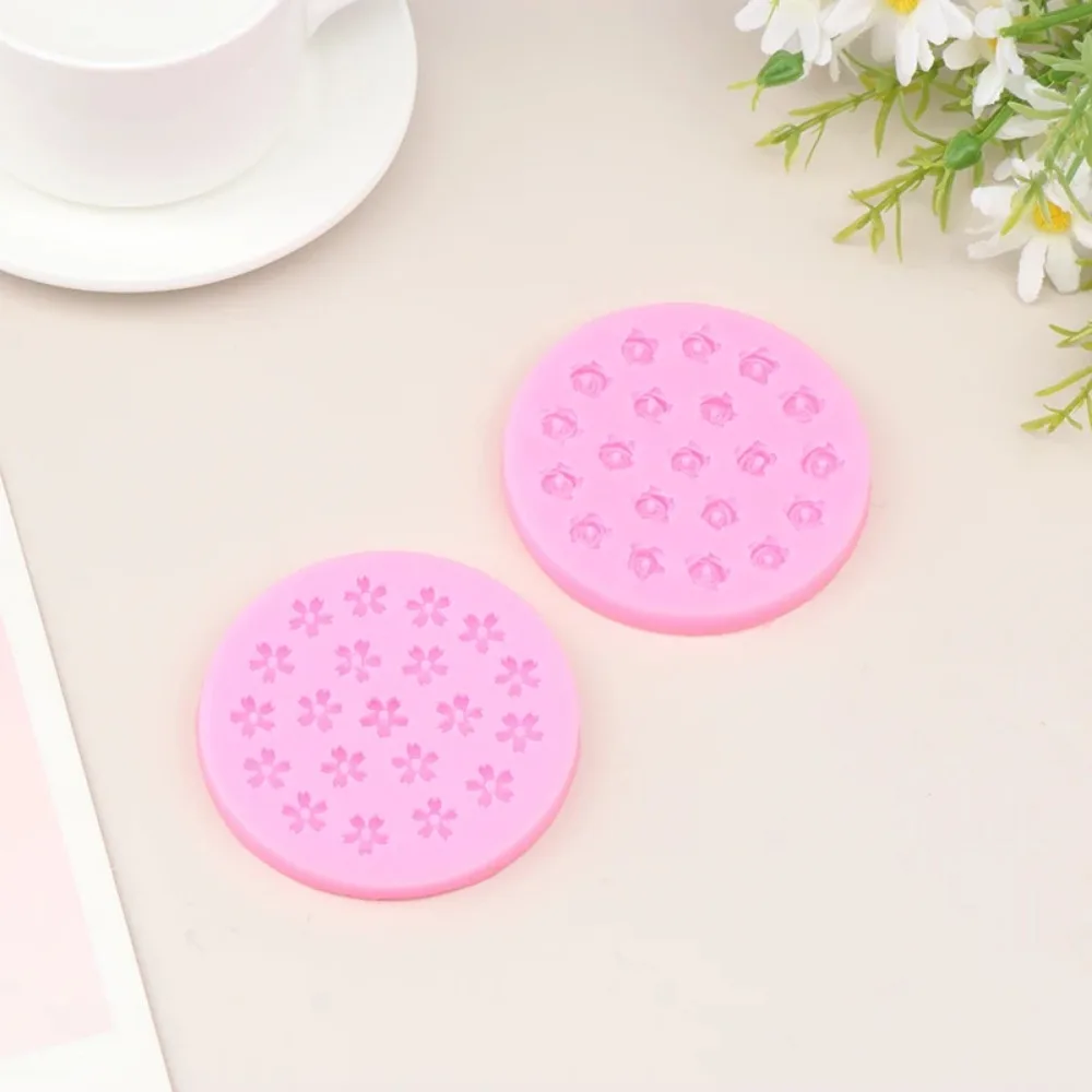 Description Picture 5 of itemMini 20 Holes Cherry Blossom Rose Silicone Mold DIY Flower Shaped Chocolate Fondant Dessert Flower Cake Decorative Baking Tool