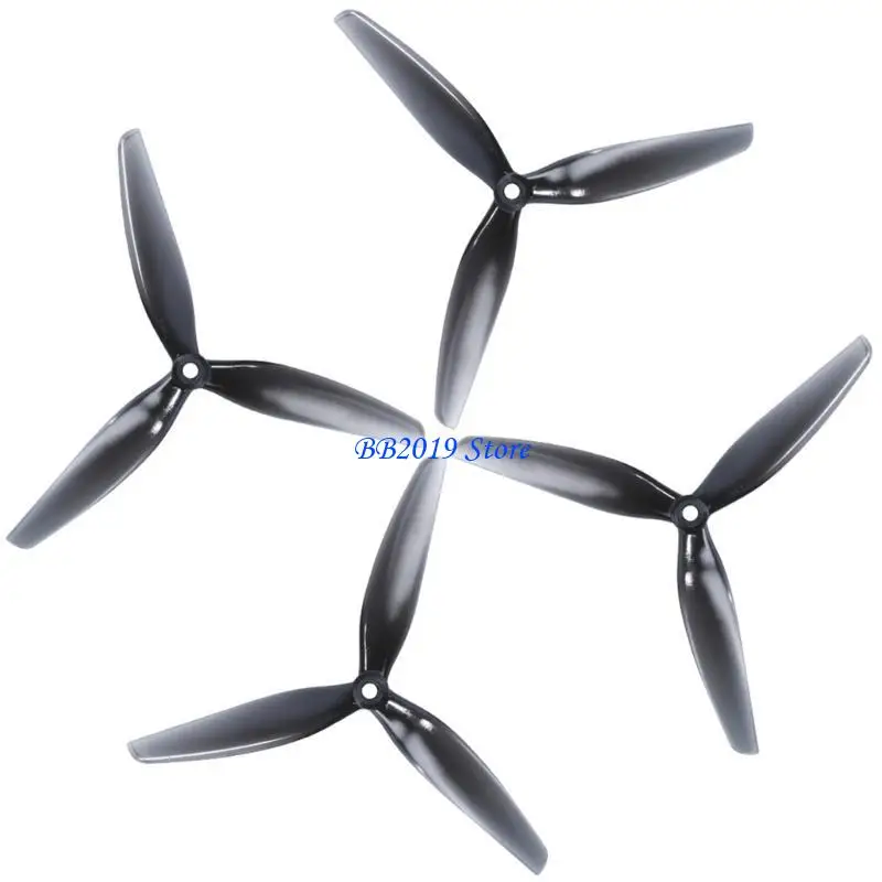 Hélices 4,33 pouces 3 pales pour drone RC - Lot de 4