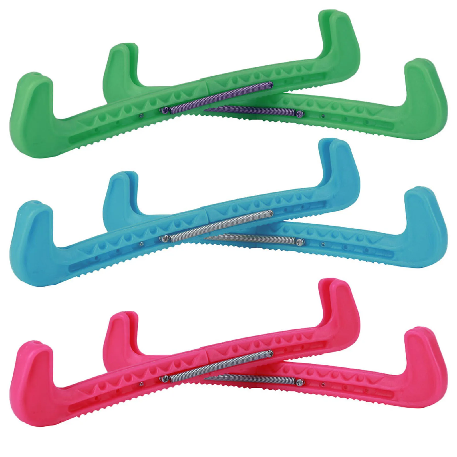 2Pcs Ice Hockey Figure Skate Walking Blade Guard Adjustable Skate Shoes Cover Ice Knife Blade Protective Guard Skate Protector 3