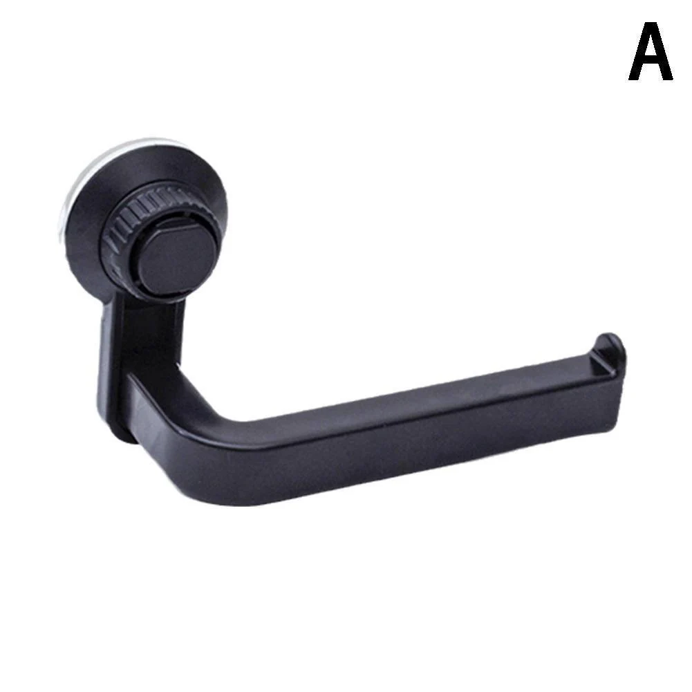 Bathroom Non Perforated Tissue Holder Wall-Mounted Bathroom Toilet Roll Paper Holder Rack Suction Cup Removable