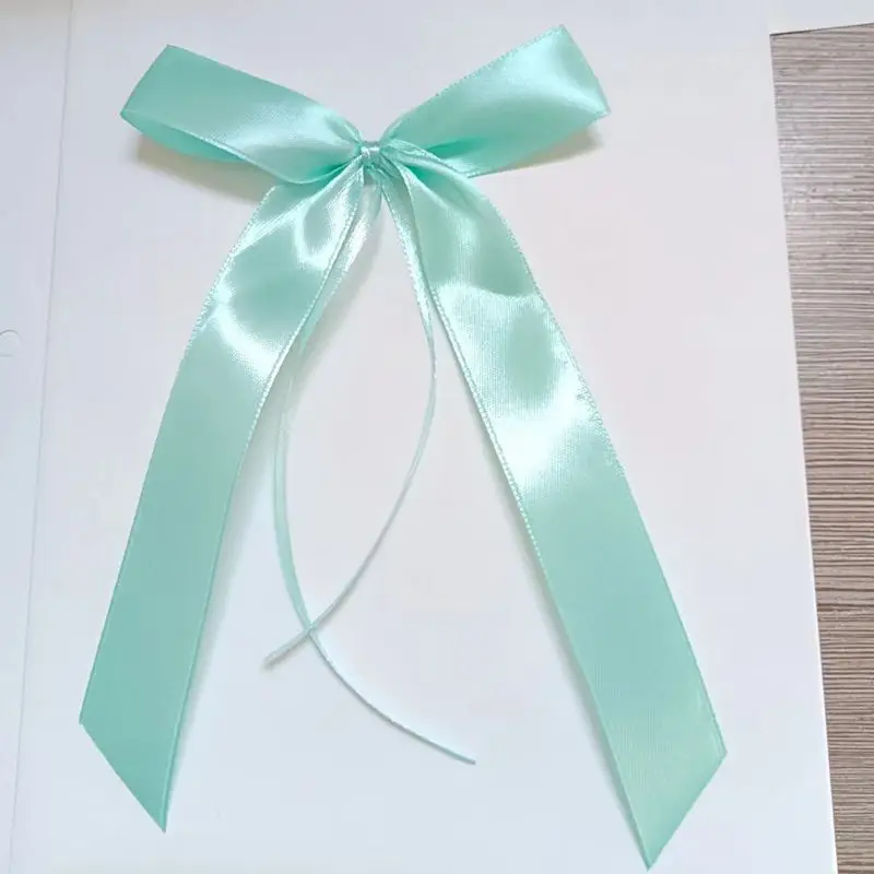 6 Fiocchi Bianchi Grandi 15,2 Cm Per Pacchetti Regalo - Fiocco Tira E Benda In Garza Neve Per Matrimoni, Auto E Decorazioni