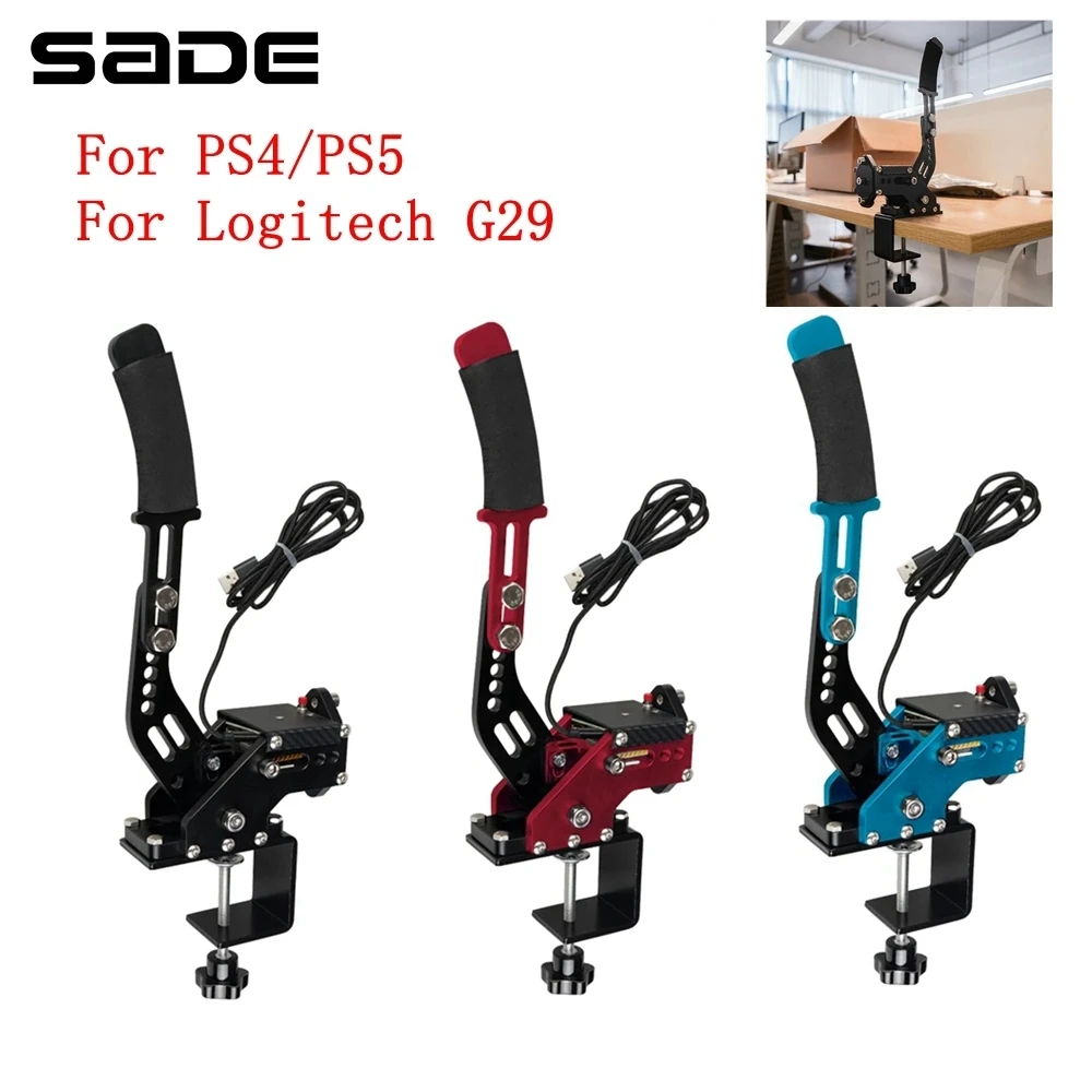 Universal Racing Game Usb Handbrake Sim E Staffa Di Fissaggio Del Morsetto Per Ps4/Ps5 Per Logitech G29 Pc Tutti I Volante Disponibili