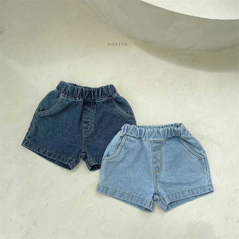 Sommer Kleinkind Jungen Denim Kurze Kinder Jeans Tasche Shorts Kinder Hosen Baby Shorts 1-4 Jahre Alt Outwear Casual Hosen – Detail 2