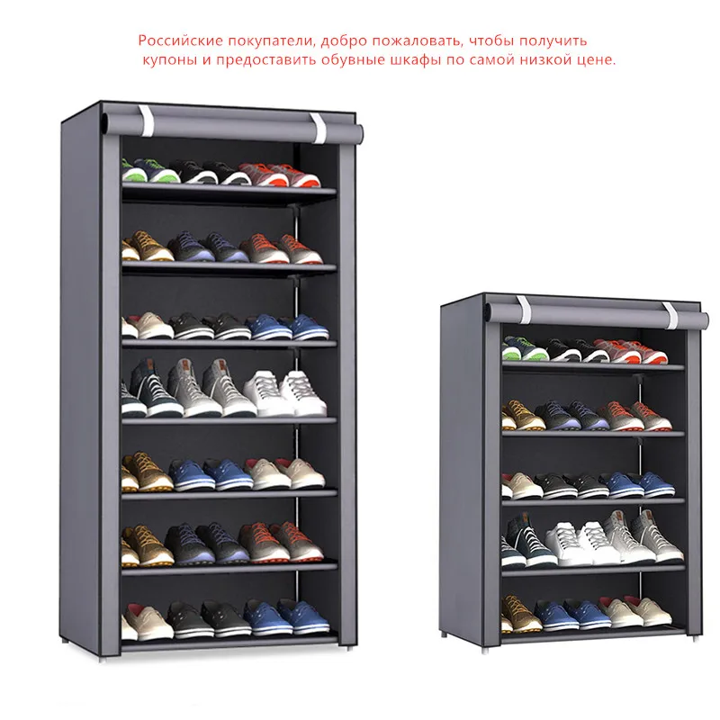 Zapatero Vertical de madera para sala de estar, organizador de zapatos  multicapa, cabeceros, gabinete, ahorro, a prueba de polvo, muebles -  AliExpress