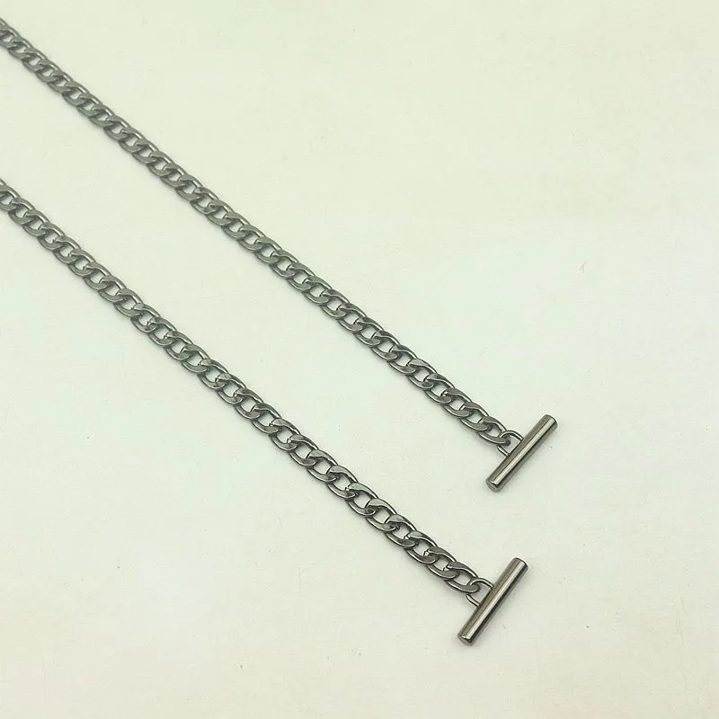 10Pcs 8mm Metal Chains Shoulder Bag Strap Women Handbag Purse Adjusted Strap 120cm Chains DIY Replacement Handle Accessories