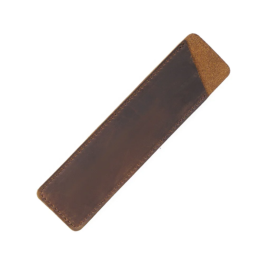 

Сумка для ручек Simplenote из натуральной воловьей кожи, винтажная сумка для карандашей, Женский держатель, деловые аксессуары в стиле ретро для ноутбука, оптовая продажа