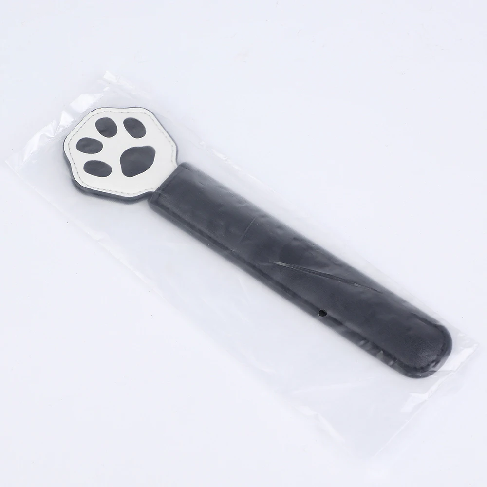 22.4CM PU Leather Cat Claw Shape Slap Paddle,Handmade Deluxe Riding Crop Horse whip, Horse Whip 3