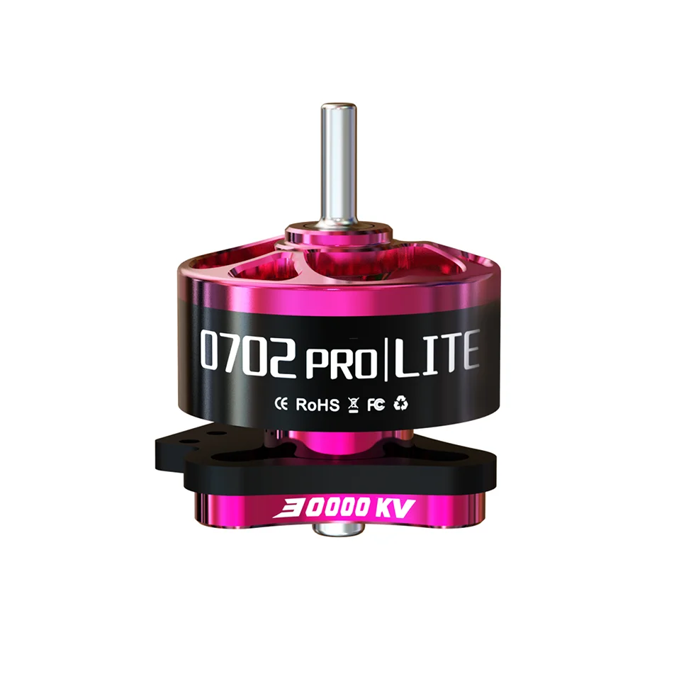 VCI 0702 PRO LITE Moteur 27000KV pour micro drone FPV, vue rapprochée des quatre moteurs