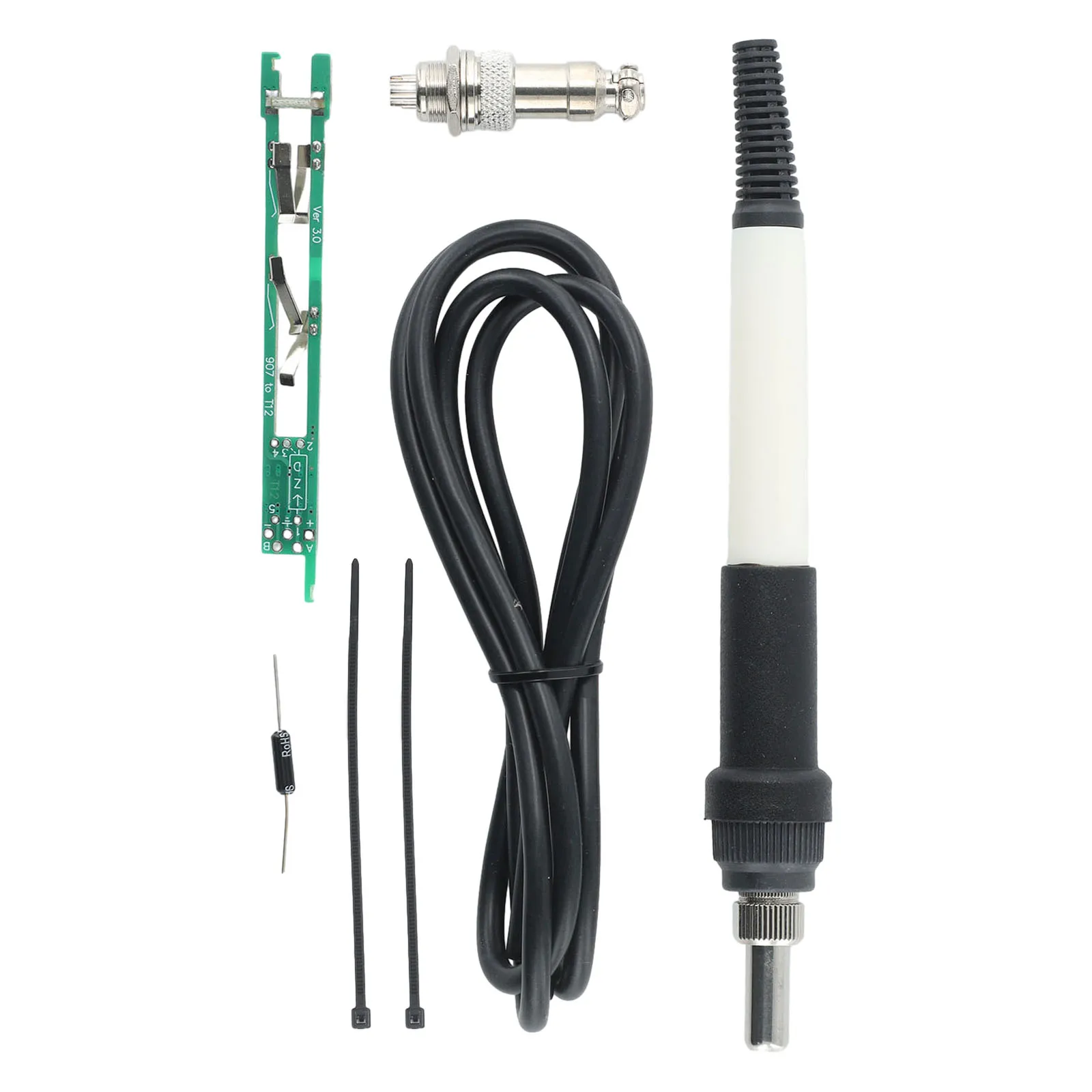 

Solder Handle Kit Handle Durable LED Digital Manufacturing Soldering Iron V2.1S STM32 O 907 Turn T12 Easy To Install