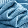 Class A 100% Pure Cashmere Sweater Men's Round Neck Pullover Casual Twisted Flower Knit Bottom Sweater Thick In Autumn Winter 4