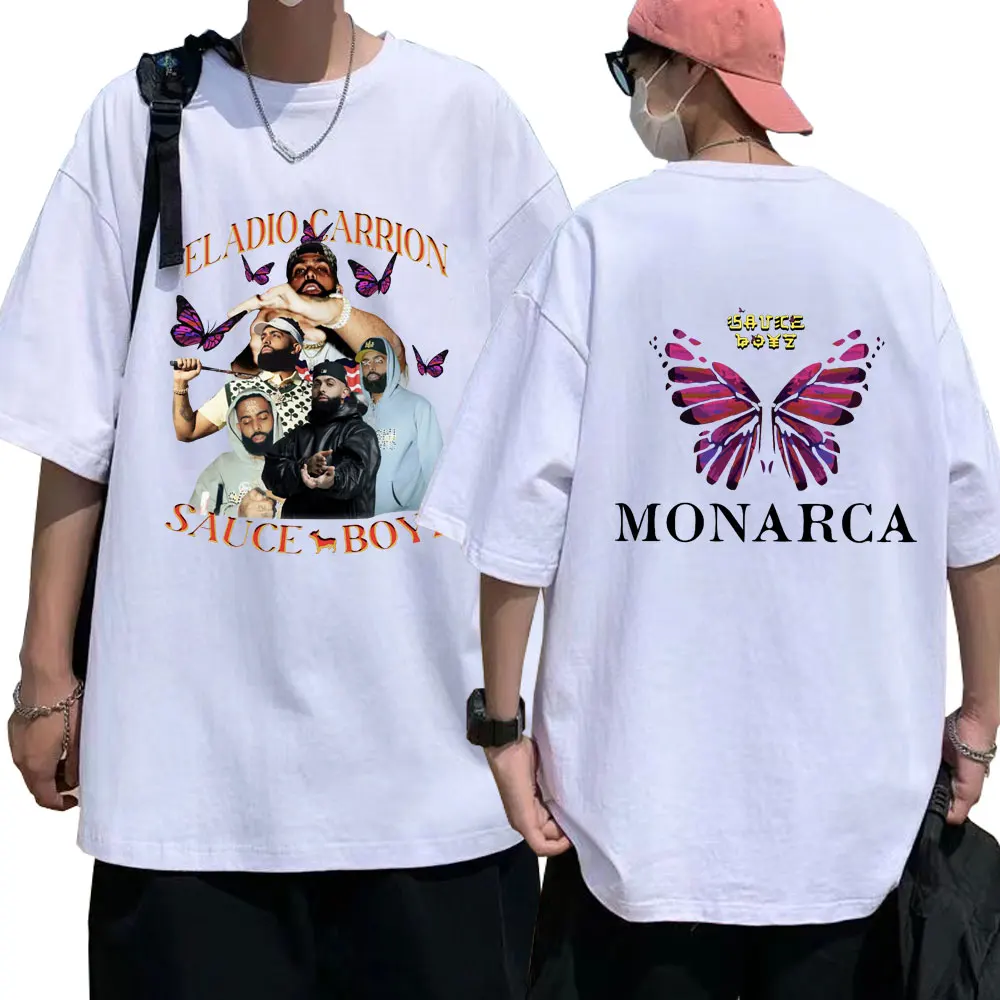 CamisetadeEladioCarrionSauceBoyzMonarcaparahombreymujerropa