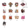 10Pcs New Disc Colour Printing Silicone Beads Food Grade Silicone Focal Bead For Jewelry Making DIY Necklace Accessories 6
