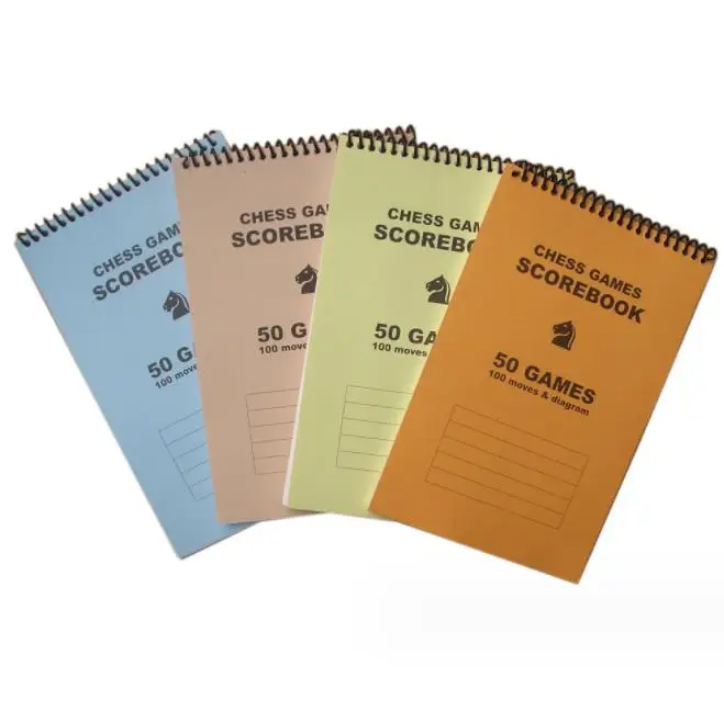 Chess Scorebook-Gift for chess players-Chess Game Records, Moves Log, Strategy Journal, Game Analysis Tool
