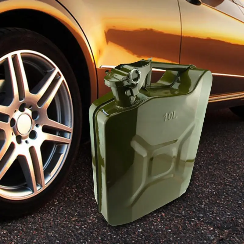 

5L/10L Metal Fuel Tanks Car Jerry Can With Mount Stable And Sealed Gasoline Drums Oil Container Fuel Canister For Petrol Thicken