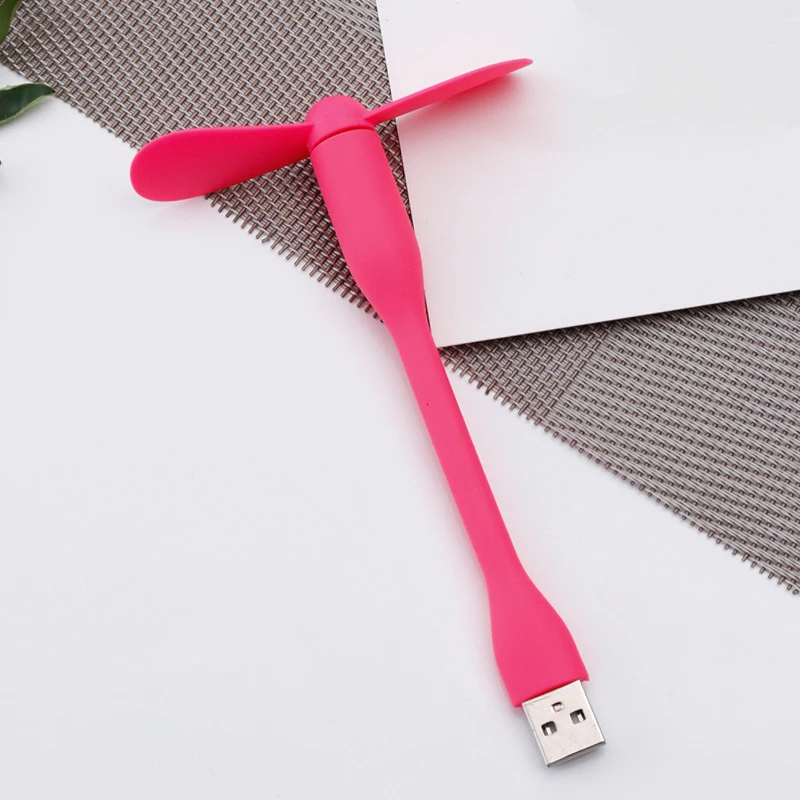 Hot Selling USB Mini Fan Detachable Flexible Portable USB Fan Suitable for All Power Output Gadgets Summer Cooling Artifact