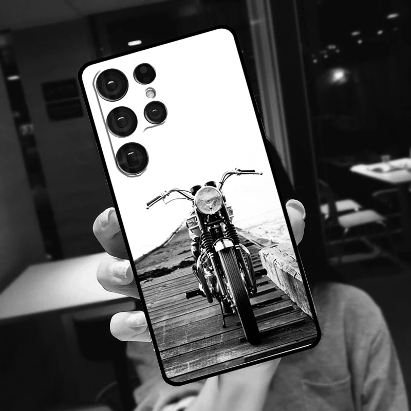 Vintage Motorcycle Design Phone Case