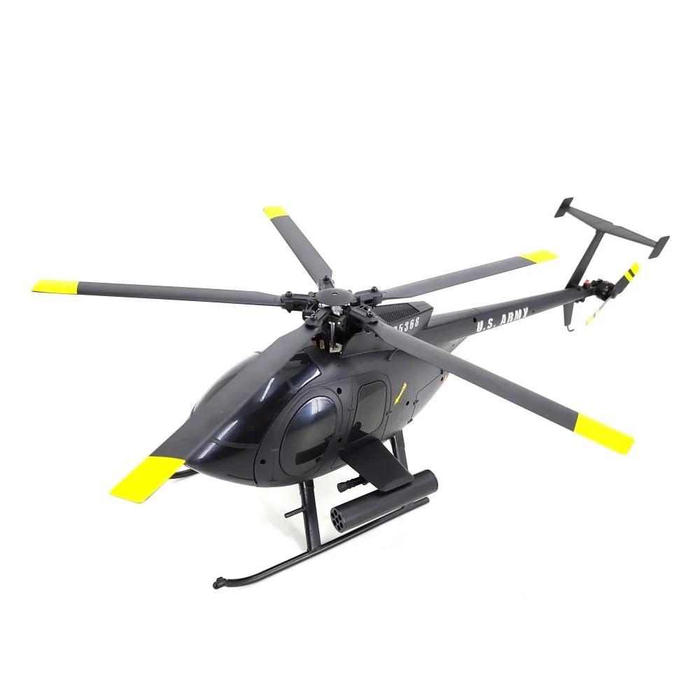C189 2.4G 6CH Remote Control Helicopter (1:28 Scale) - Brushless Motors, Altitude Hold, Optical Flow, 2 Batteries, Red