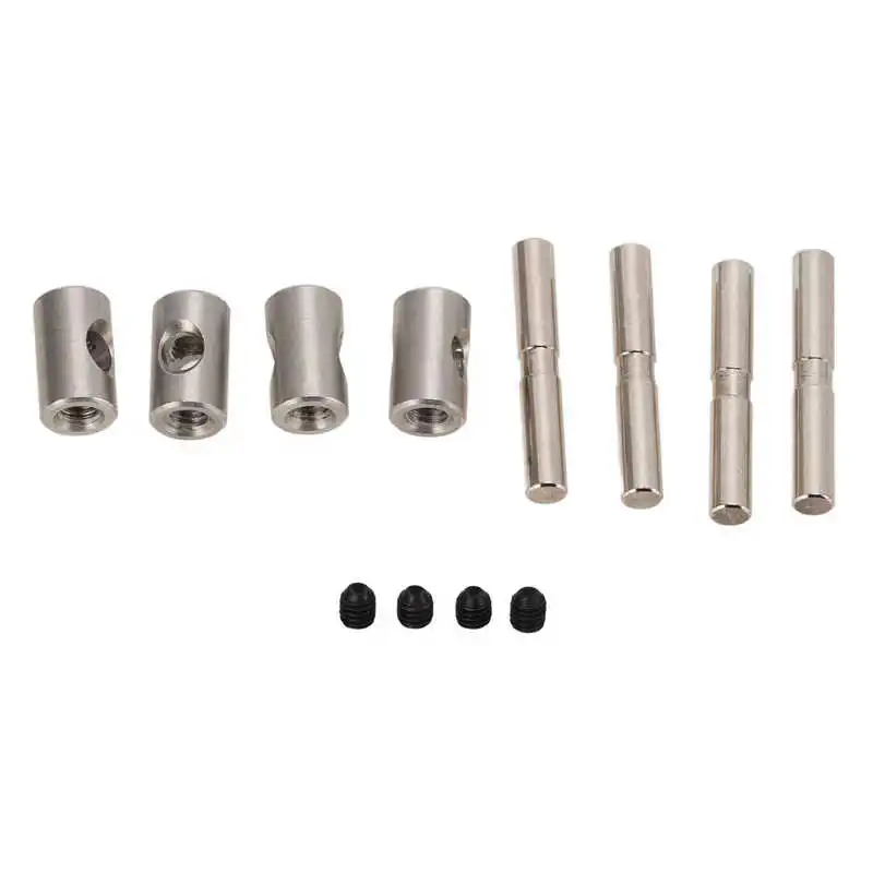 Drive Shaft Pins RC Axle Pins Steel with Set Screws for 1/10 RC Car