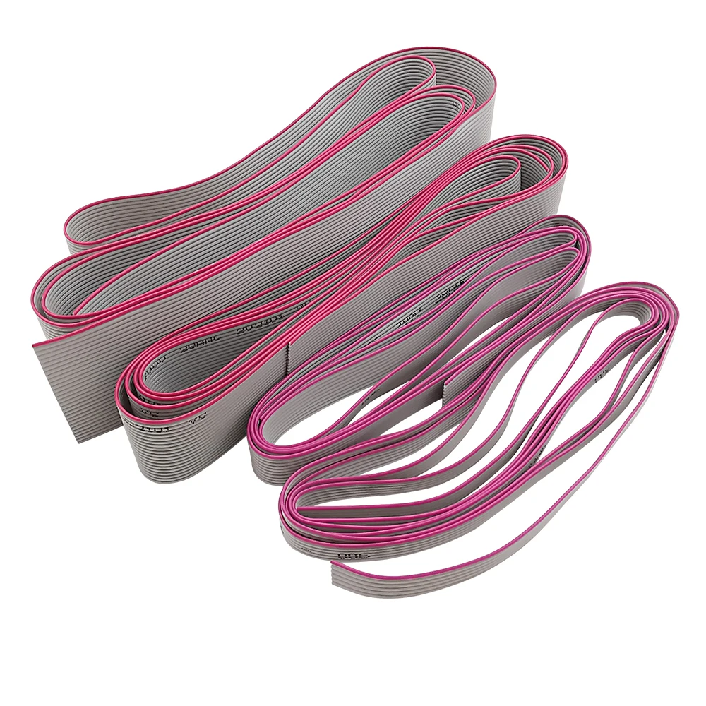 Passo 1,27mm 16 vie Basetta nastro cavo ponticello filo arcobaleno 70CM
