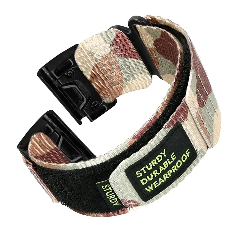 Quick Release Nylon Sport Band, 26mm/22mm Adjustable Strap