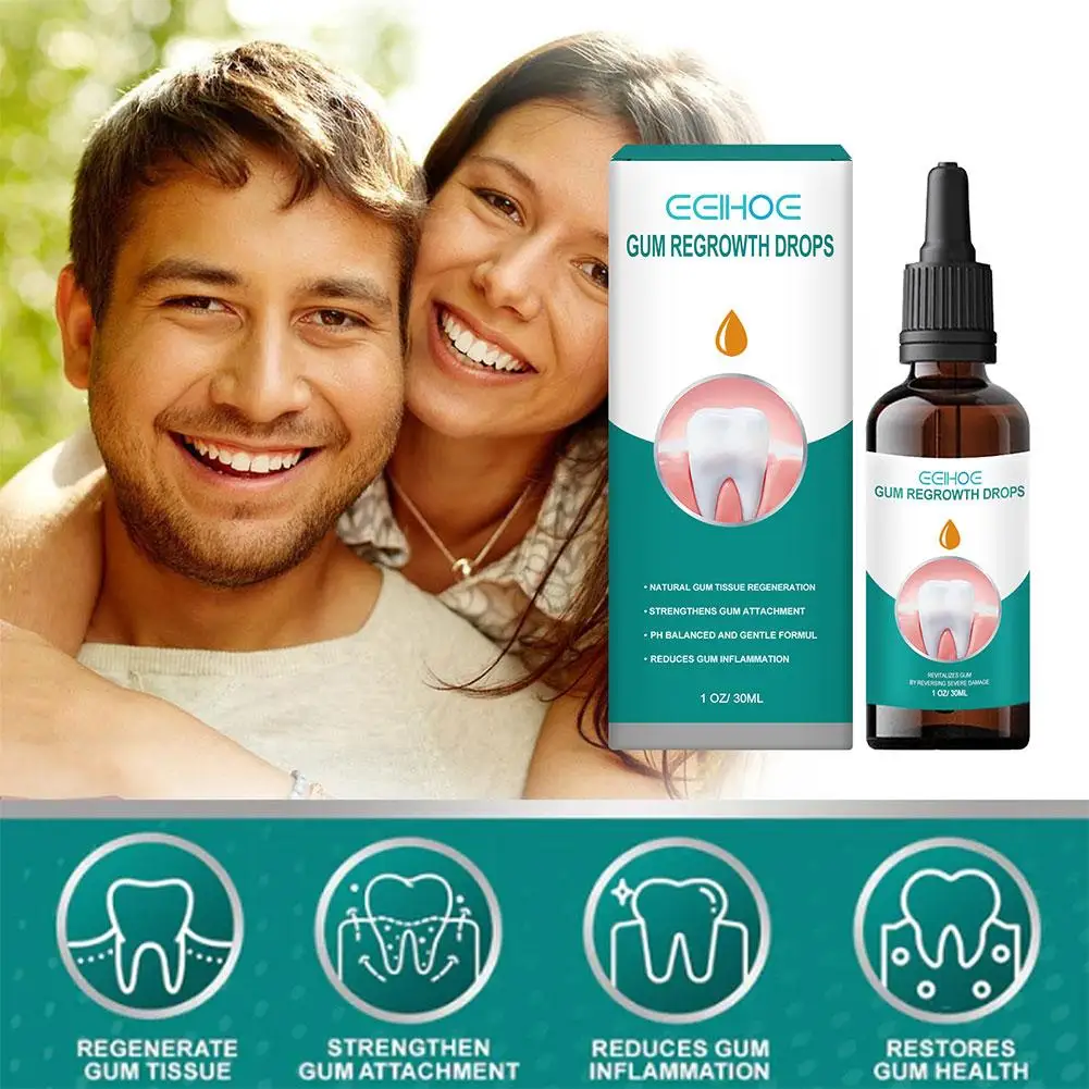 30ml Gingival Repair Drops Teeth Whitening Women Men Oral Pharyngitis Cleaning Pain Treatment Mouth Antibacteria Periodonta M0W6