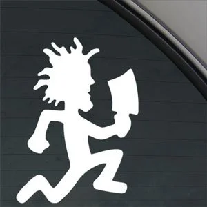 

For Insane Clown Posse Decal Hatchet Man Band Car Sticker Styling