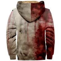 Men's Zipper Hoodie Halloween I'm Fine Problem Solved Graphic Jacket Long Sleeve Sweatshirt Women Winter Coat Cosplay Clothes 2
