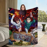 Flannel d-DAN warm comfort manga anime  soft d-DAN plush fanart blanket for DA sofa living room office bedroom travel gift 1