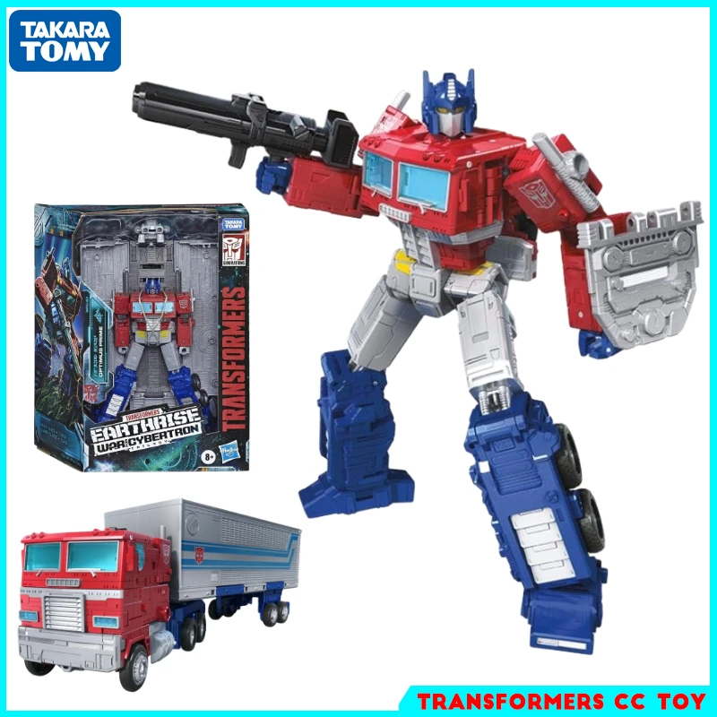 

In stock Takara Tomy Transformers Earthrise Series WFC-E11 Optimus Prime Action Figure Robot Collection Hobby Children's Toys