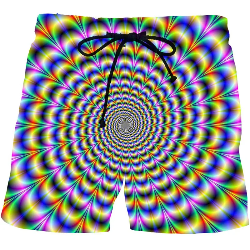 

Paisley Illusion Graphic Shorts Pants Men 3D Print Board Shorts Swimsuit homme 2023 Fashion Hawaii Beach Shorts Cool Swim Trunks