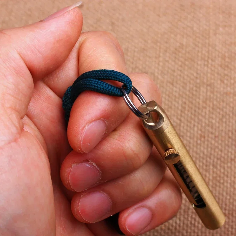 1PCS Multi-purpose Keychain Lanyard Durable Strong Polyester Rope Creative Zipper Puller Knife Keychain String