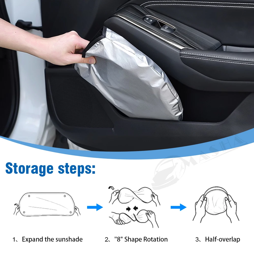 Car Sunshade,Windshield Sunshade,Windshield Sun Shade Windshield Sun Shade for Toyota CHR-CH-R Window Cover Sun Visor Foldable Sunscreen Blocks UV Rays Keep Your Car Cooler
